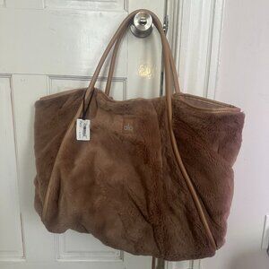 Alo Tote, Brown, Fluffy